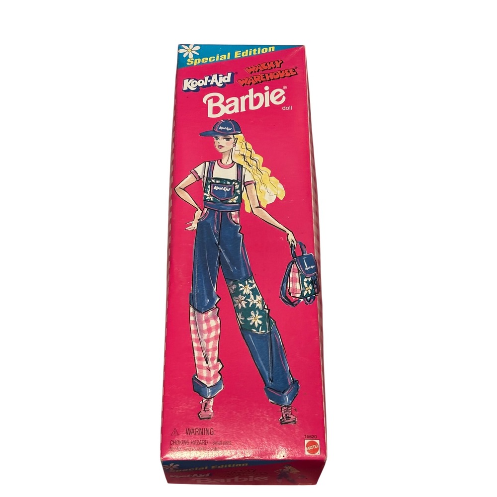 Vintage Kool-Aid Wacky Warehouse Barbie Doll Special Edition Mattel 15620 1995